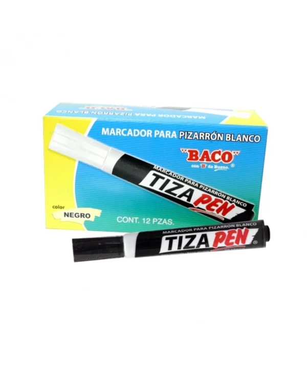 MARCADOR P/PIZARRON TIZAPEN NEGRO