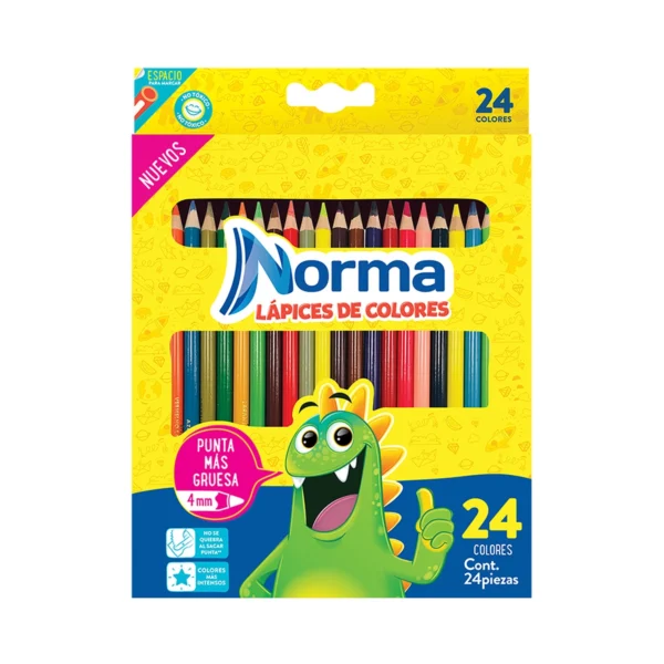 LAPICES DE COLORES NORMA 24PZS 547073