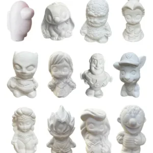FIGURA DE YESO MINI PERSONAJES