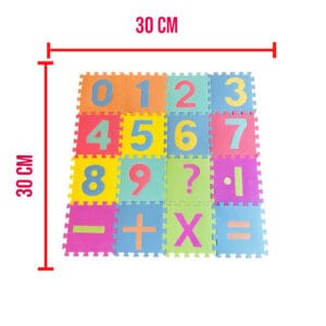 TAPETE DE FOMY 30X30 18PZ
